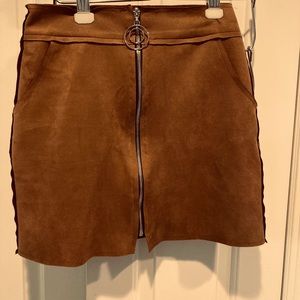 Suede barely worn skirt from Portugal ❤️❤️❤️